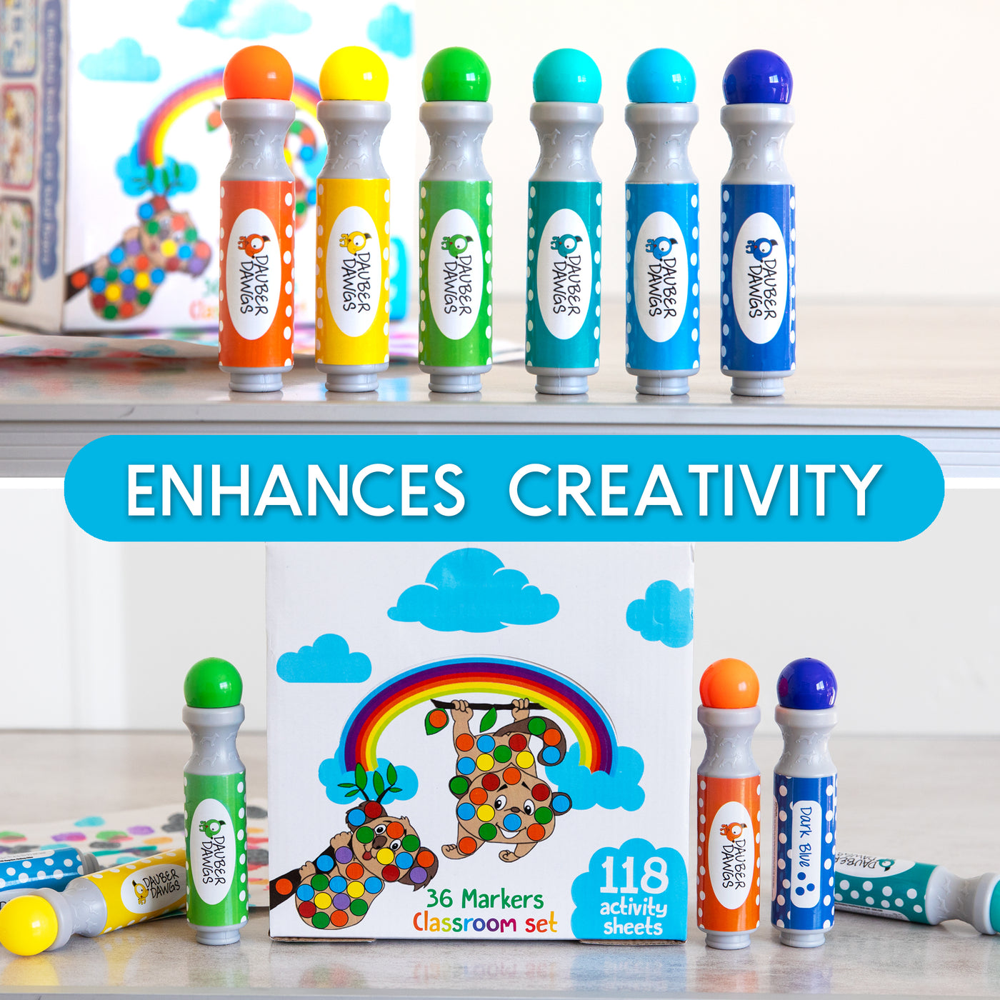 Great Gift Ideas Dauber Dawgs Markers Activity Set • Bookdrawer